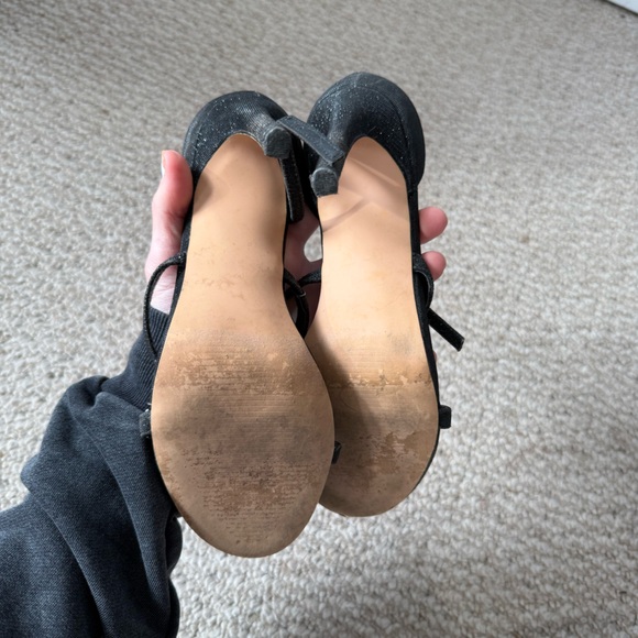 Black Strappy Stiletto Heels - Picture 10 of 11